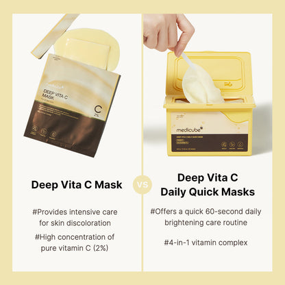 [Subscr.] Deep Vita C Daily Quick Masks - medicube.us