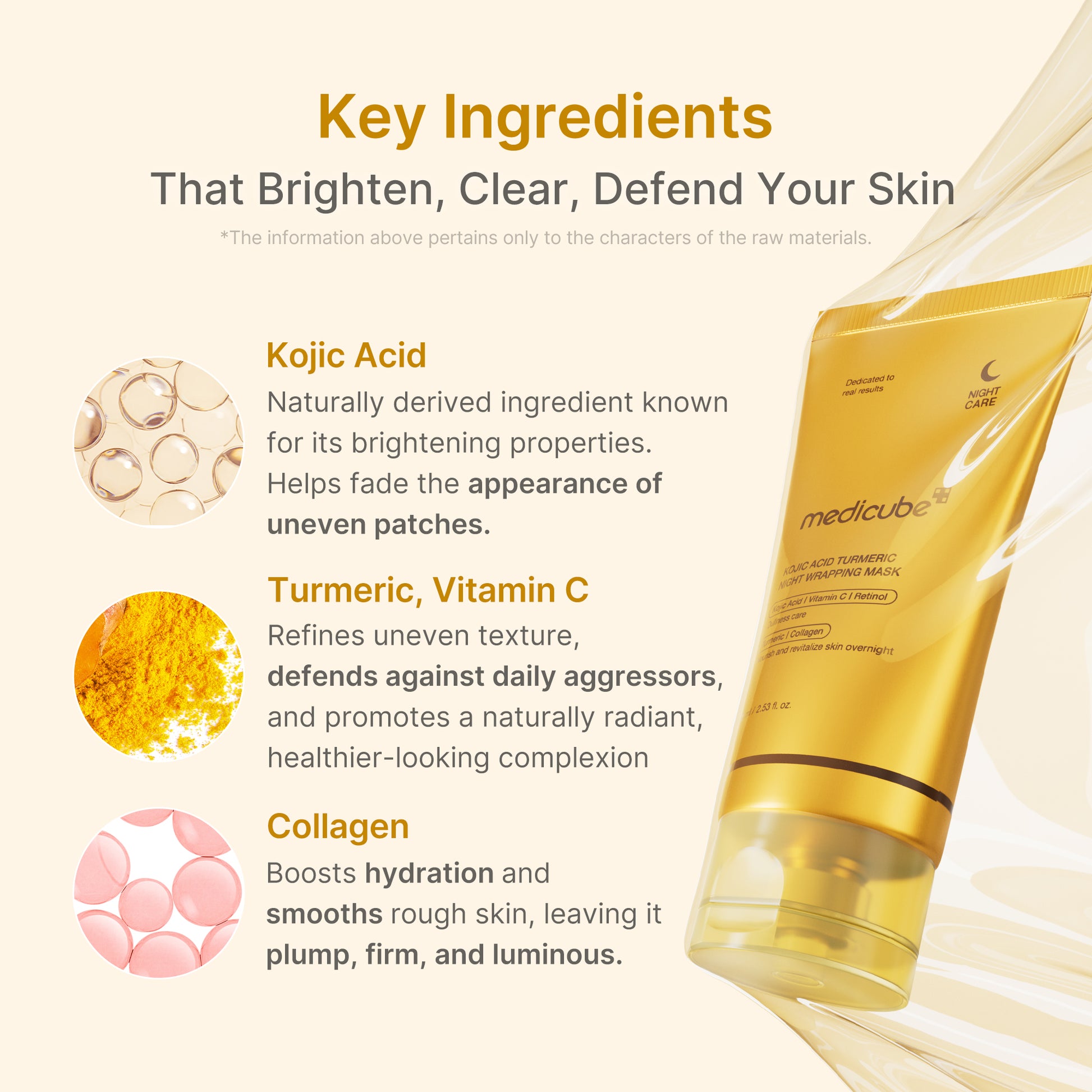 Kojic Acid Turmeric Overnight Wrapping Mask - medicube.us