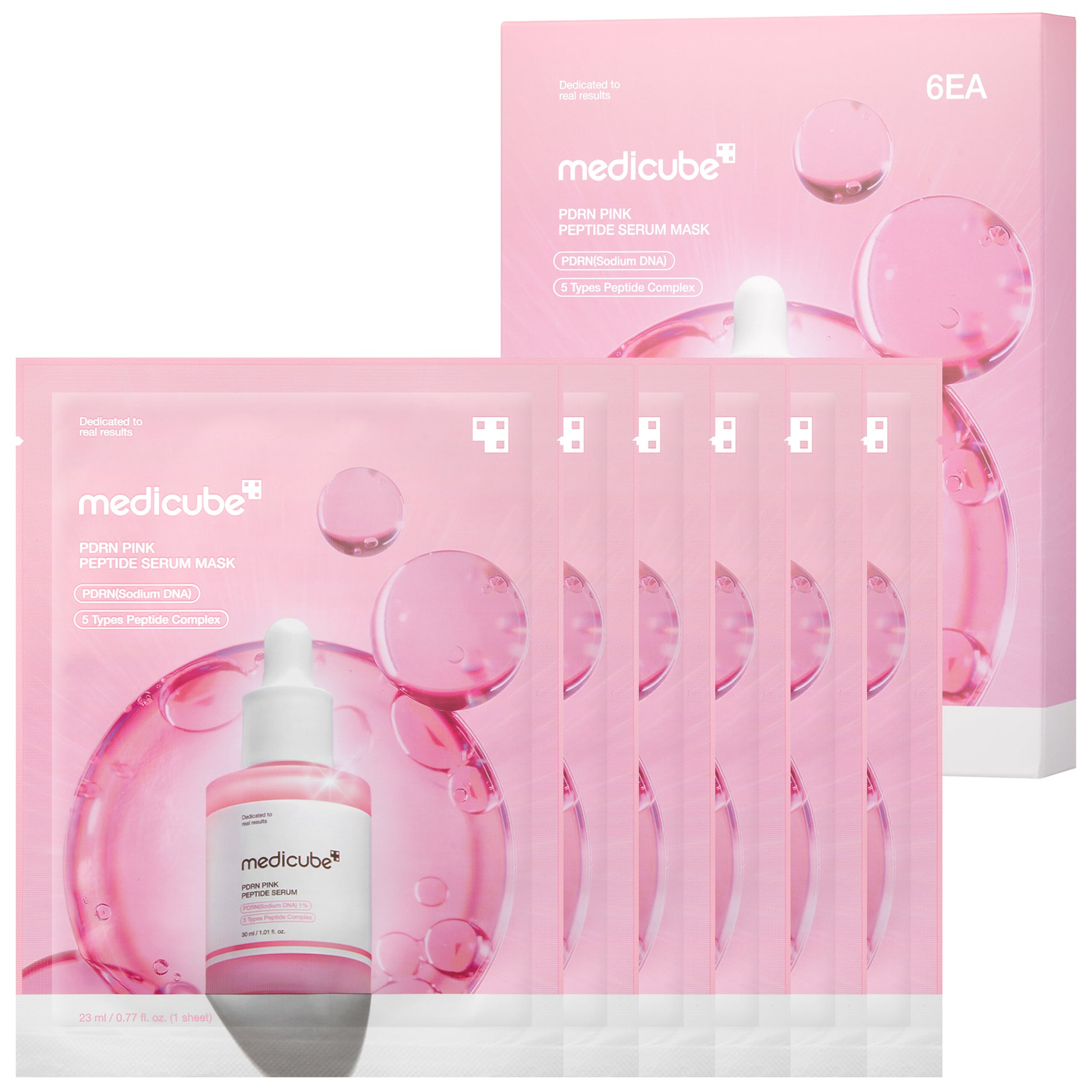 PDRN Pink Peptide Ampoule Mask - medicube.us
