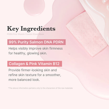 PDRN Pink Vita Coating Sheet Mask - medicube.us