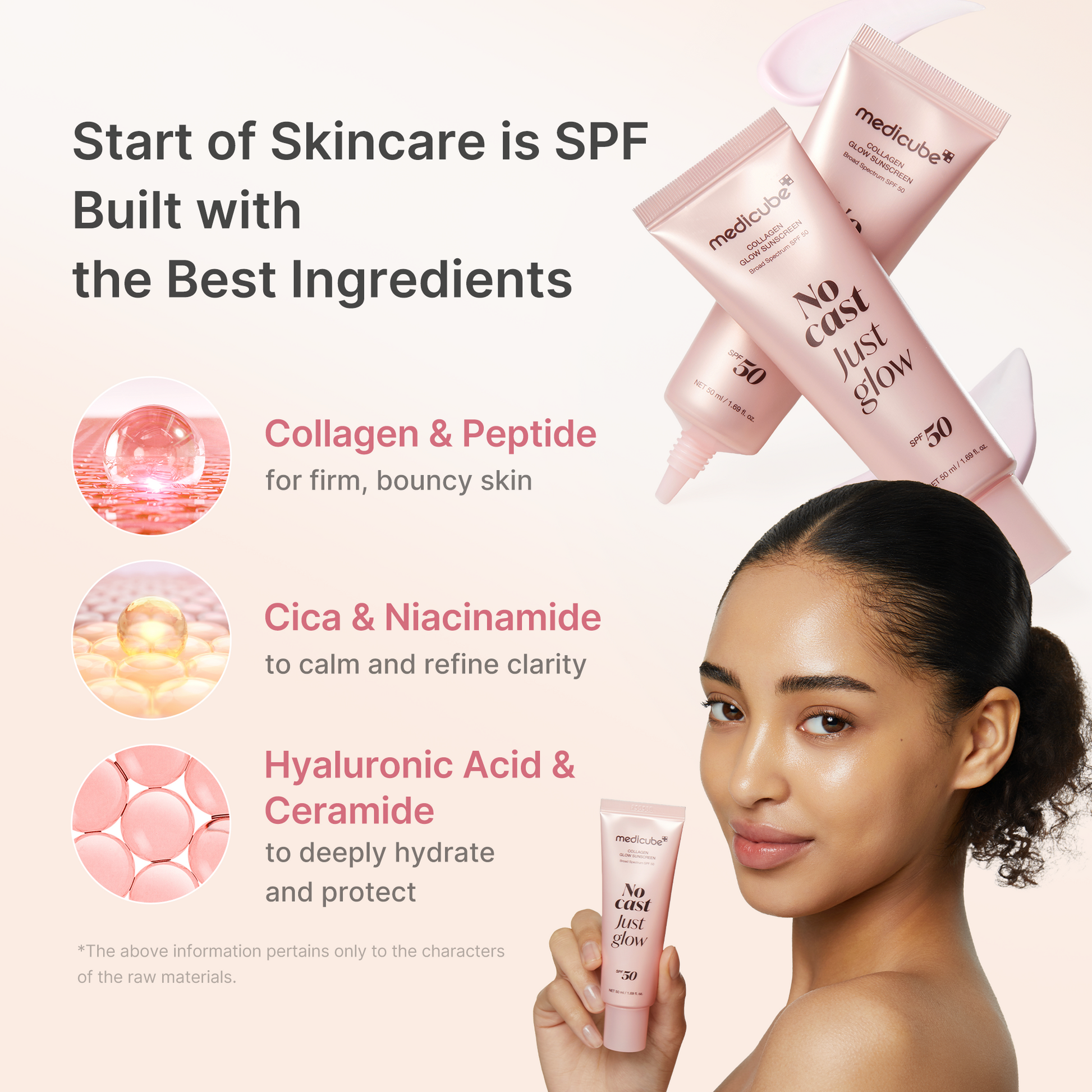 [Subscr.] No Cast Just Glow Collagen Sunscreen - medicube.us