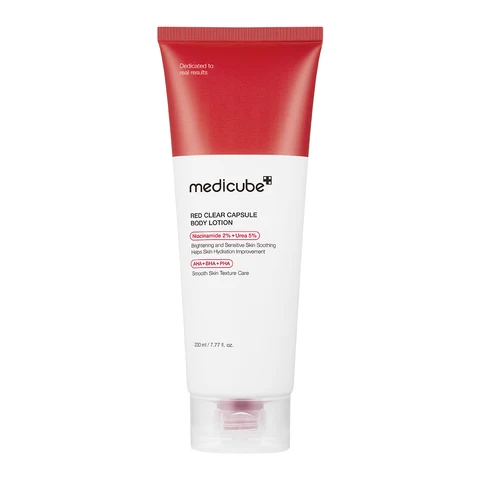 Red Clear Capsule Body Lotion