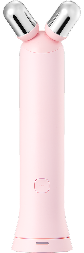 Booster Facial V Roller pink color device